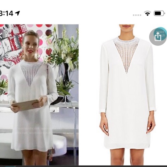 NWOT A.L.C. Long Sleeved Dress Triangle Panel Sz 2 - Picture 9 of 12